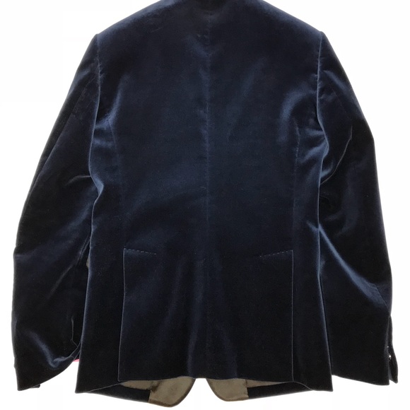 Dsquared2 Blue Velvet Blazer - Picture 2 of 4